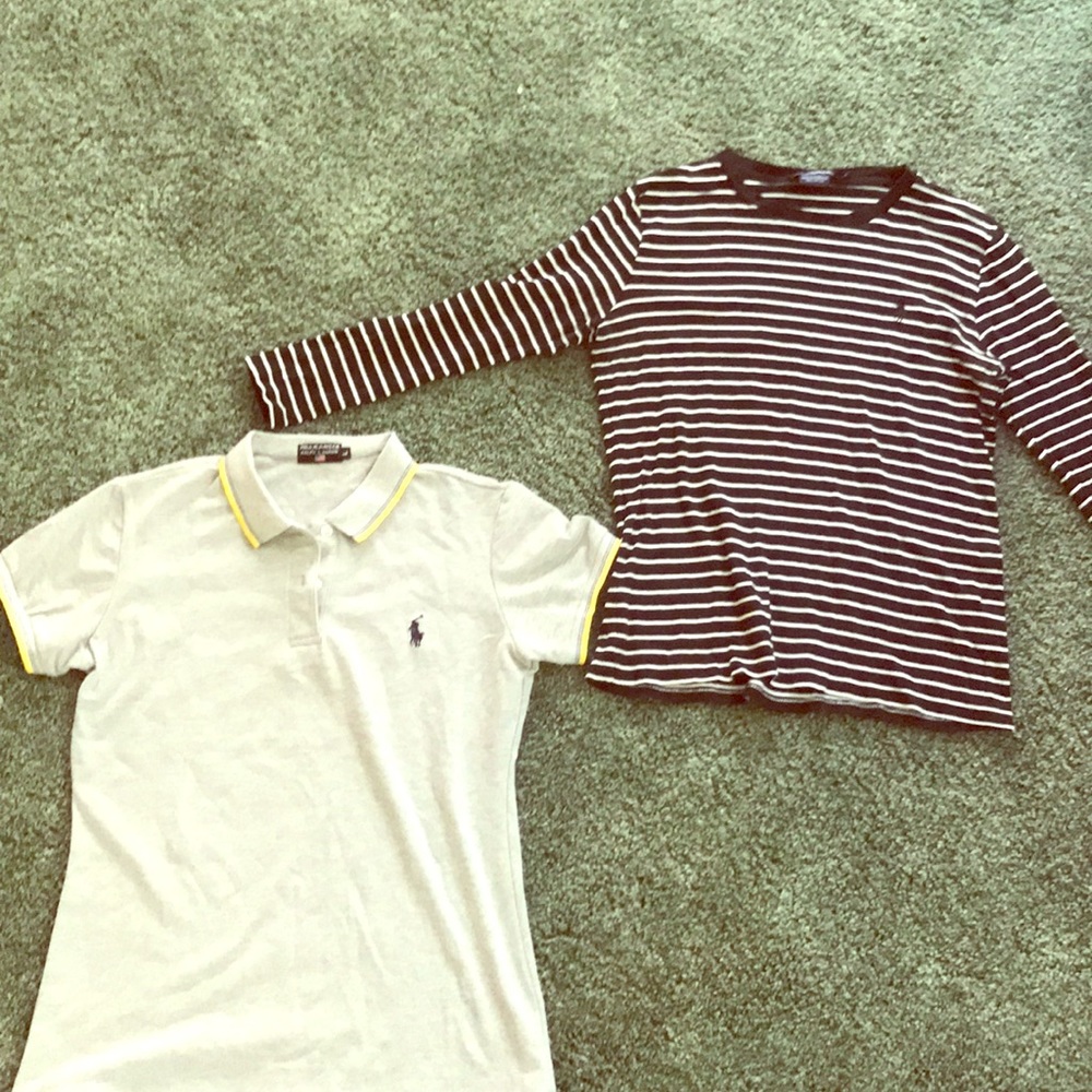 Polo & 3/4s tee fits small to medium